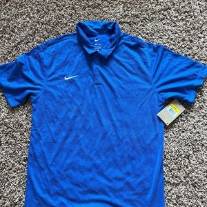 Men’s Small Nike Royal Blue Short Sleeve Polo